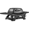 lehmann gasgrill tragbarer tischgasgrill mit 2 brenner thermometer seitentischen klappbar gusseisen grillrost mit 1638 cm grillflaeche tischgrill fuer outdoor grill balkon- campinggrill