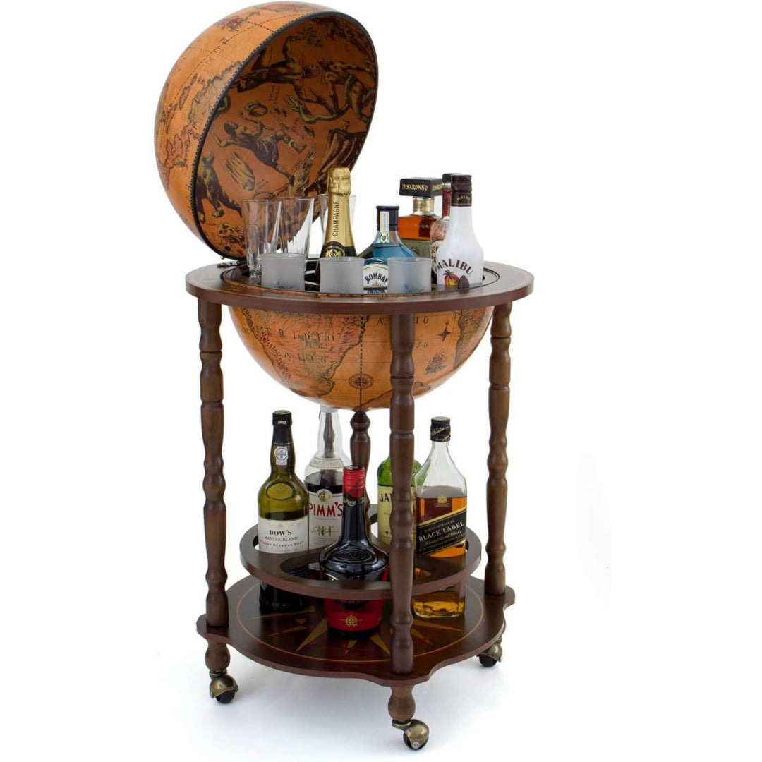 classica art 40 - made in italy - minibar - weltkugel