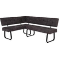 hela tische eckbank sitzbank mit rueckenlehne luise mikrofaser anthrazit metal-kufengestell anthrazit komfortsitz federkorb 152x202x92cm
