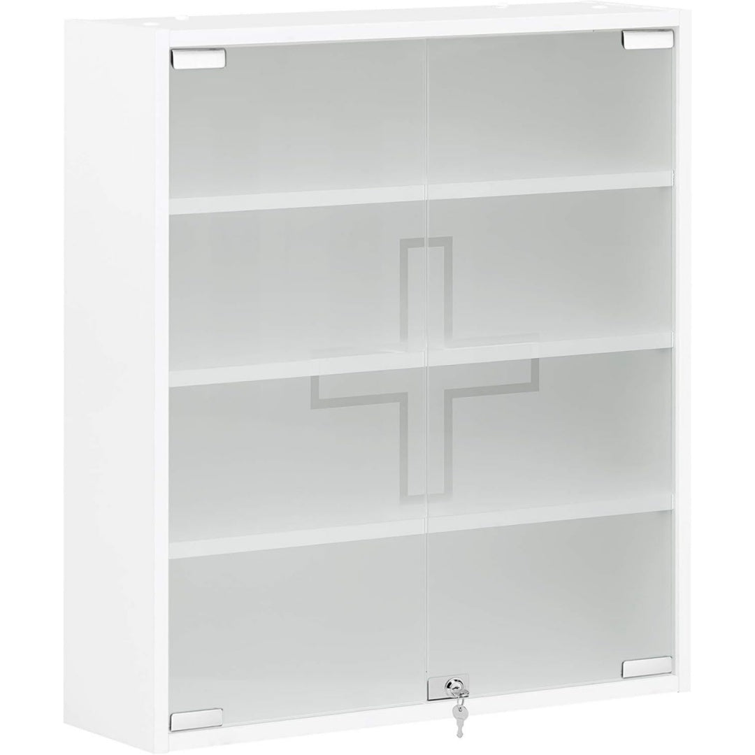 schildmeyer medizinschrank 701987 abschliessbar weiss matt 715 x 642 x 196 cm